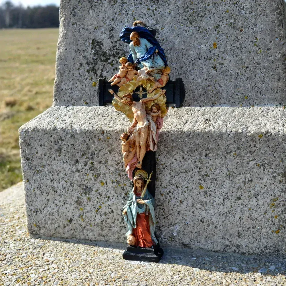 Morový kříž na ochranu proti epidemii - 31 cm