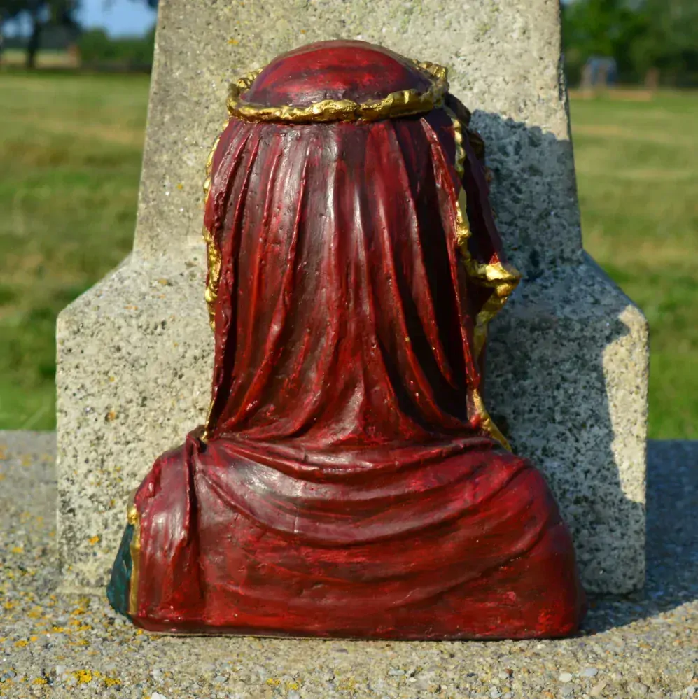 Soška Sv. Anežka Česká - busta 32 cm