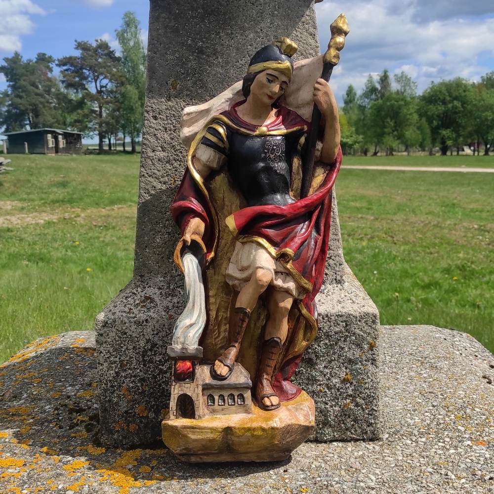 Svatý Florian závěsná soška - výška 52 cm