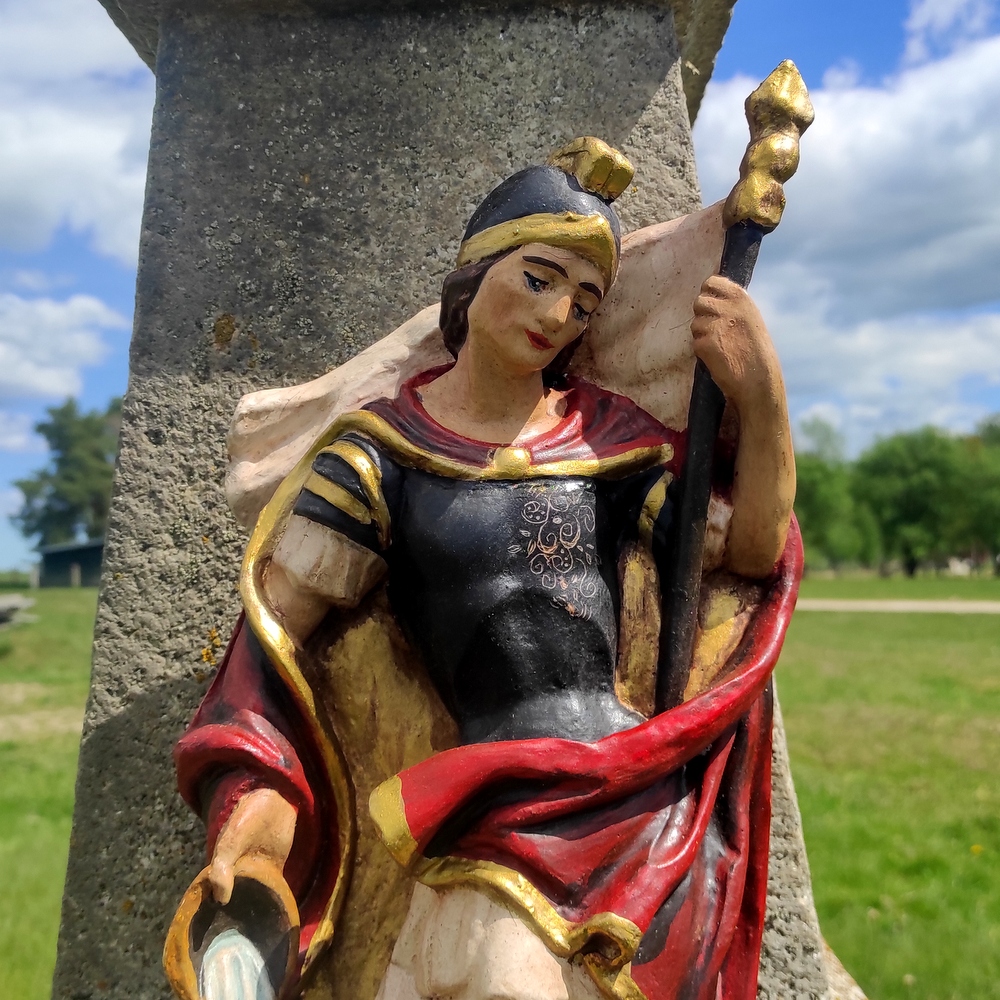 Svatý Florian závěsná soška - výška 52 cm