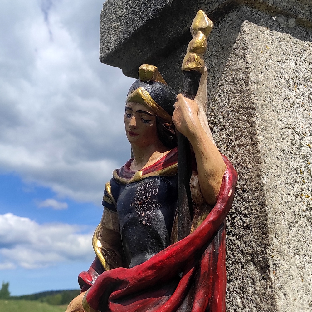 Svatý Florian závěsná soška - výška 52 cm