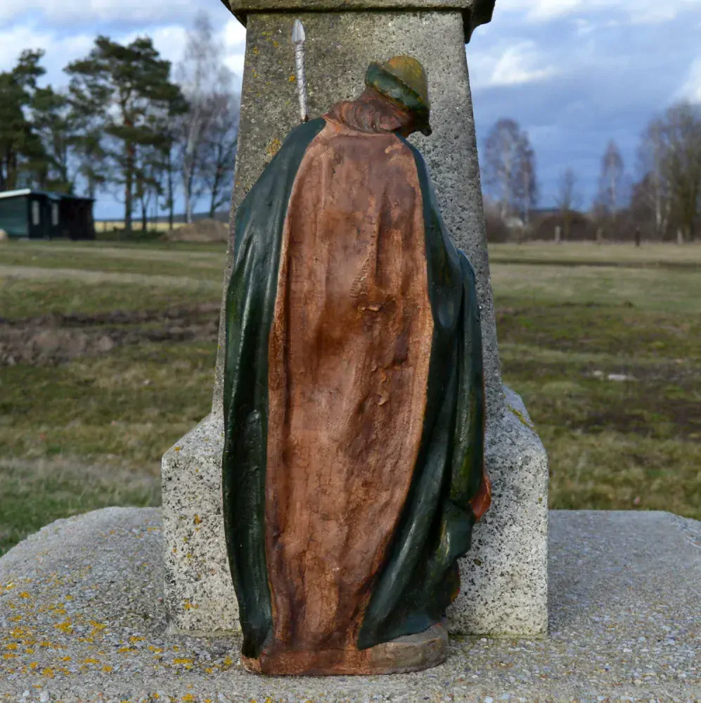 Svatý Hubert- soška: výška 53 cm