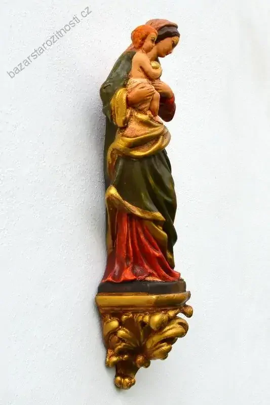 Závěsná soška Panna Marie s Ježíškem 32 cm