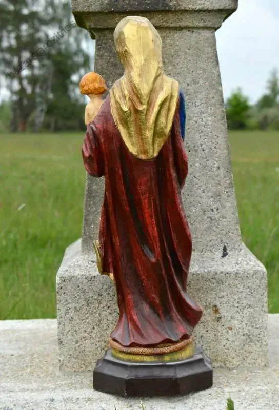 Marie a Ježíšek - 57 cm -modrorubínová