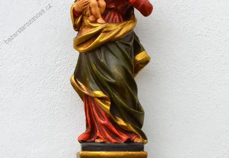 Závěsná soška Panna Marie s Ježíškem 32 cm